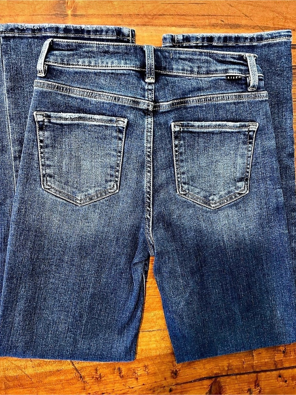 Risen Boot Cut Jeans Blue Waist 26 - Picture 3 of 7